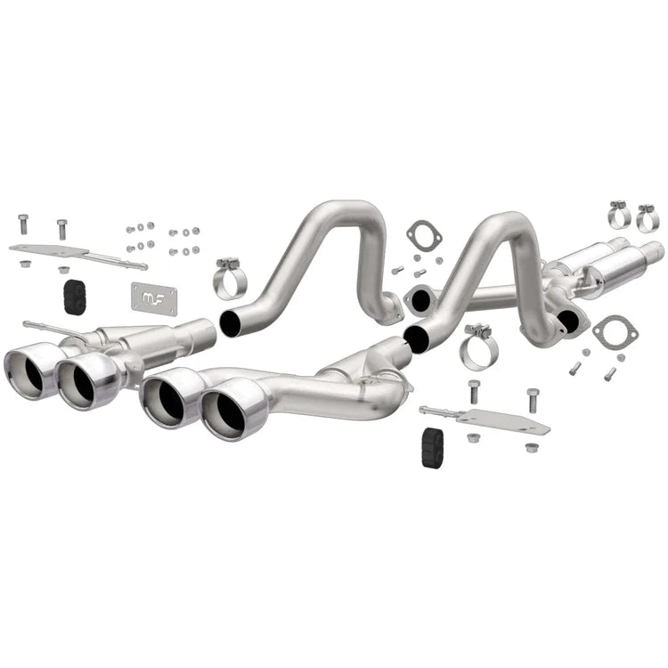 Magnaflow 00-04 Chev Corvette V8 5.7L Comp Series Quad Ctr Rr Exit SS Cat-Back Perf Exhaust (15281)