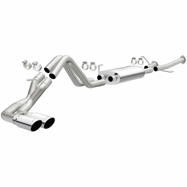 MagnaFlow 14 Toyota Tundra V8 4.6L/5.7L Stainless C/b Exhaust Dual same side pass. rear tire (15306)