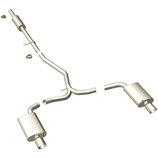 MagnaFlow 11-13 Ford Explorer V6 3.5L SS Catback Exhaust Dual Split Rear Exit w/ 3.5in SS Tips (15467)