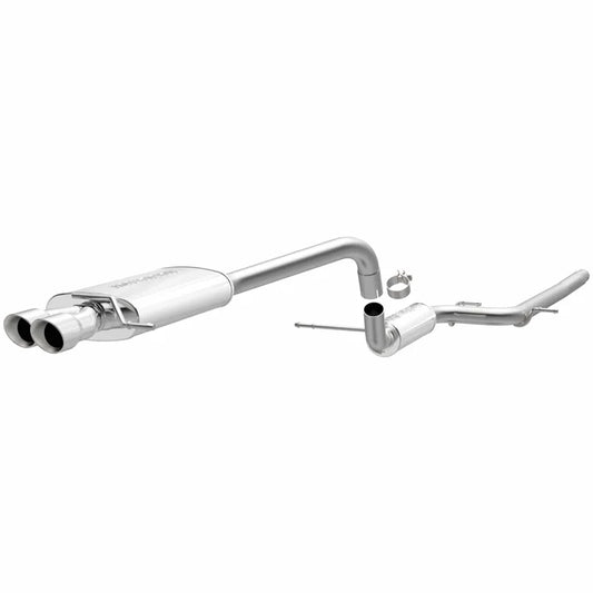 MagnaFlow Performance Cat-Back Exhaust System Dual Straight Drive Side Rear Exit 11-14 VW Jetta 2.0L (15486)