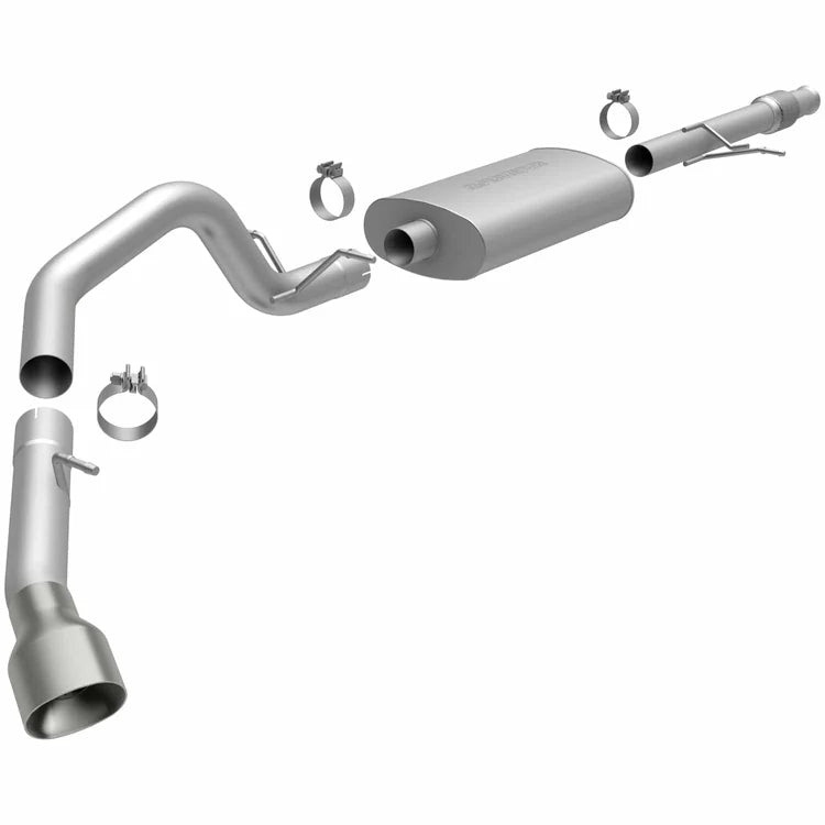 MagnaFlow 10-12 Chevy Avalanche 1500 5.3L V8 Single P/S Rear Exit Stainless CatBack Perf Exhaust (15561)