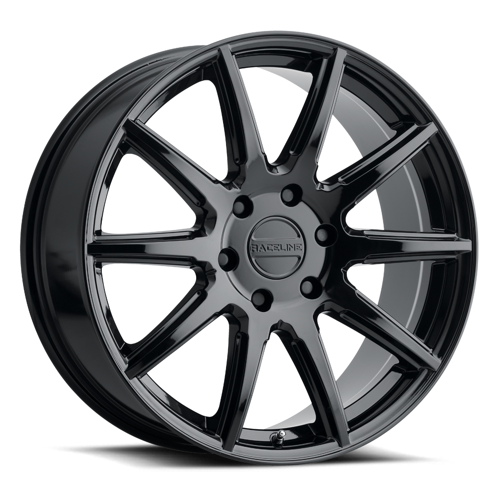 Raceline 159B Spike Black Wheel 18x8 5x114.3 +35mm (159B-88012+35)