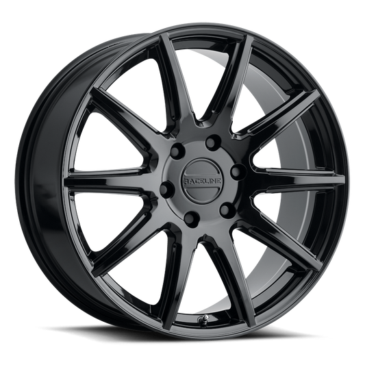 Raceline 159B Spike Black Wheel 18x8 5x114.3 +35mm (159B-88012+35)