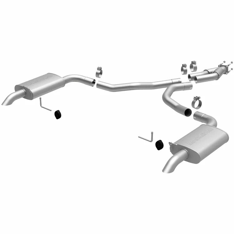 MagnaFlow 75-79 Chevy Corvette V8 5.7L Dual Split Rear Exit Stainless Cat-Back Perf Exhaust (16710)