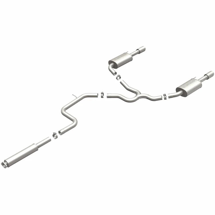 MagnaFlow 00-05 Chevy Impala/Monte Carlo V6 3.4L/3.8L Dual Rear Exit Stainless Cat-Back Perf Exhaust (16729)