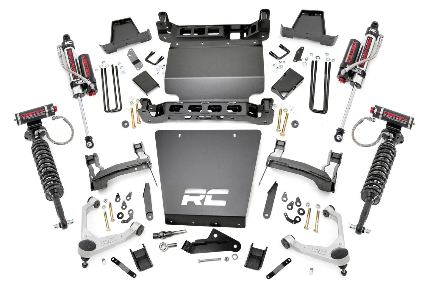 Rough Country 7 Inch Stamped Steel LCA Lift Kit | Forged UCA | Bracket | Vertex | Chevy/GMC 1500 (16-18)