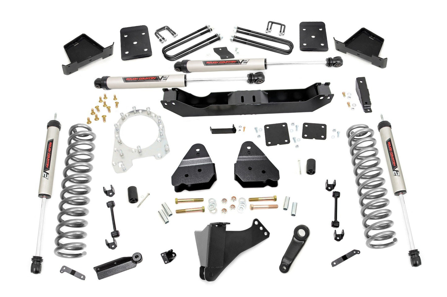 Rough Country 6 Inch Lift Kit | Diesel | OVLD | V2 | Ford F-250/F-350 Super Duty 4WD (17-22)
