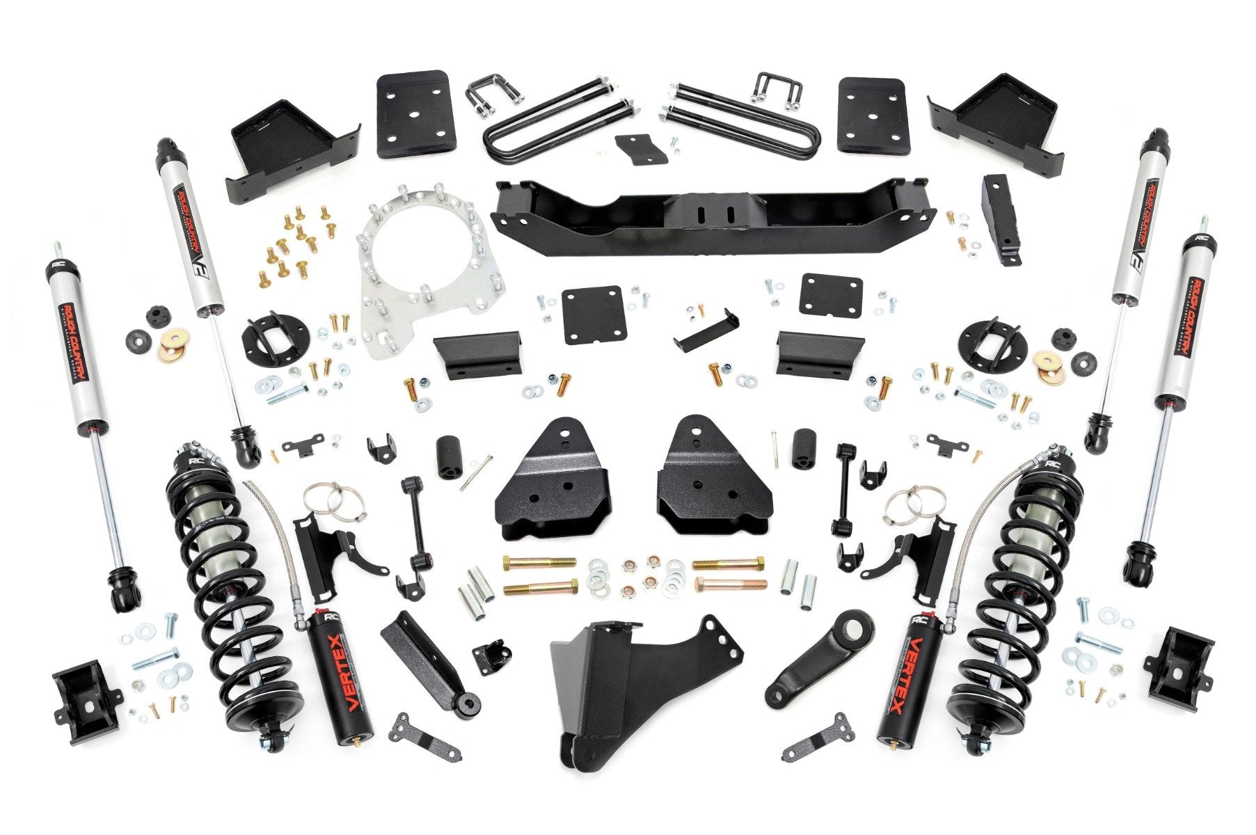 Rough Country 6 Inch Lift Kit | OVLDS | C/O V2 | Ford F-250/F-350 Super Duty 4WD (17-22)