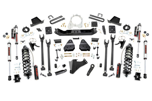 Rough Country 6 Inch Lift Kit | 4-Link | No OVLD | C/O Vertex | Ford F-250/F-350 Super Duty (17-22)