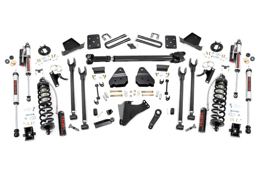 Rough Country 6 Inch Lift Kit  |  4-Link  |  No OVLD  |  D/S  |  C/O Vertex | Ford F-250/F-350 Super Duty (17-22)