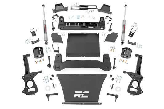 Rough Country 4 Inch Lift Kit | AT4/Trailboss | Chevy/GMC 1500 (19-24)