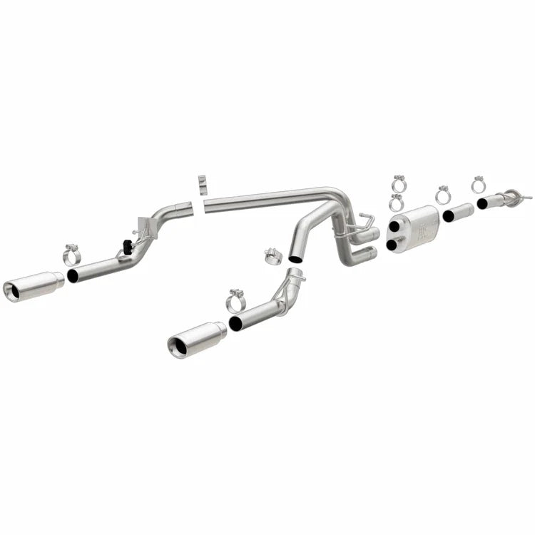 MagnaFlow Stainless Cat-Back Exhaust 2015 Chevy Colorado/GMC Canyon Dual Split Rear Exit 3.5in (19019)