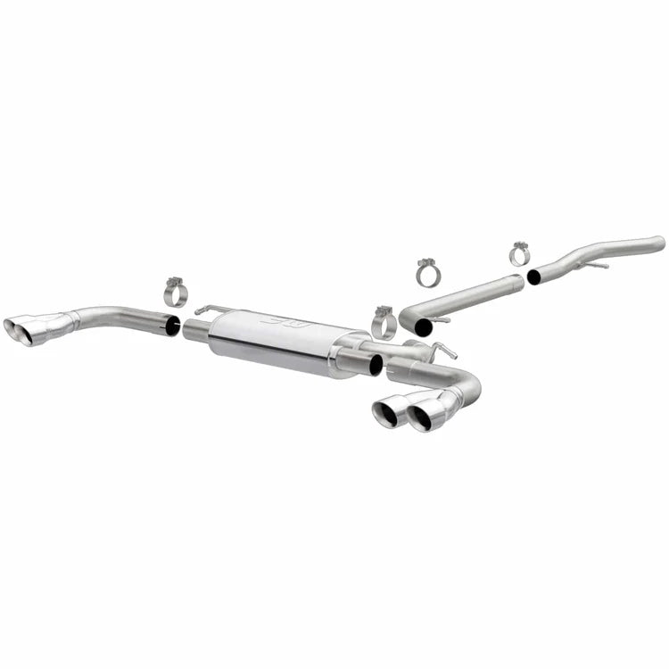 MagnaFlow 15-17 GMC Terrain V6 3.6L 409SS Cat-Back Exhaust Quad Split Rear with 3in Polished Tips (19114)