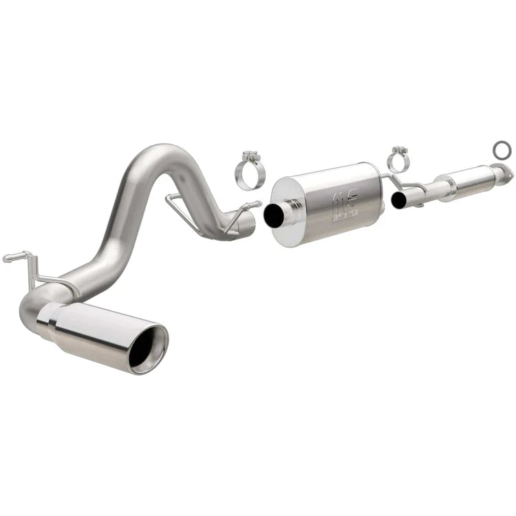 MagnaFlow Cat-Back 2016 Toyota Tacoma TRD 3.5L V6 SS 3in Single Pass Side Exit Rear 4in Tip (19293)