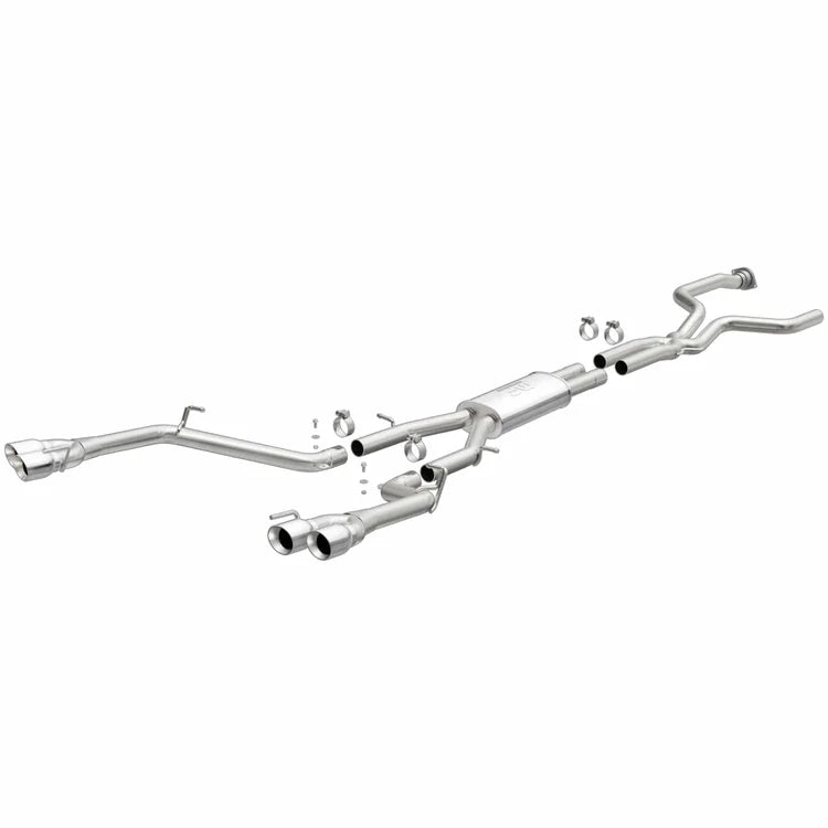 MagnaFlow CatBack 16-19 Cadillac CT6 V6 3.0L Street Series 2.5in Pipe Dia Polished Tips (19301)