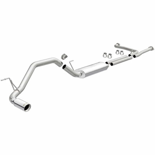 MagnaFlow 16-17 Nissan Titan V8-5.6LGAS 409 SS Polished 3in. MF Series Cat-Back Exhaust (19366)