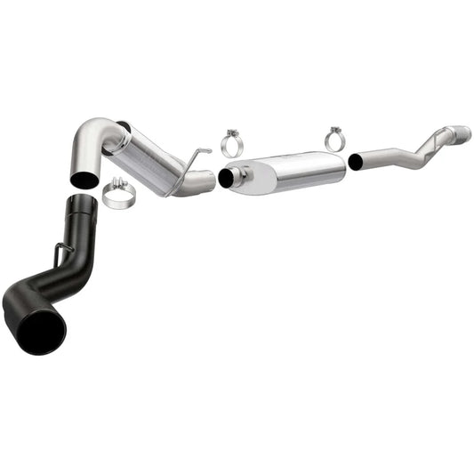 MagnaFlow 14-18 Chevrolet Silverado 1500 4in Single Exit Stainless Steel Cat-Back Exhaust w/Blk Tip (19375)