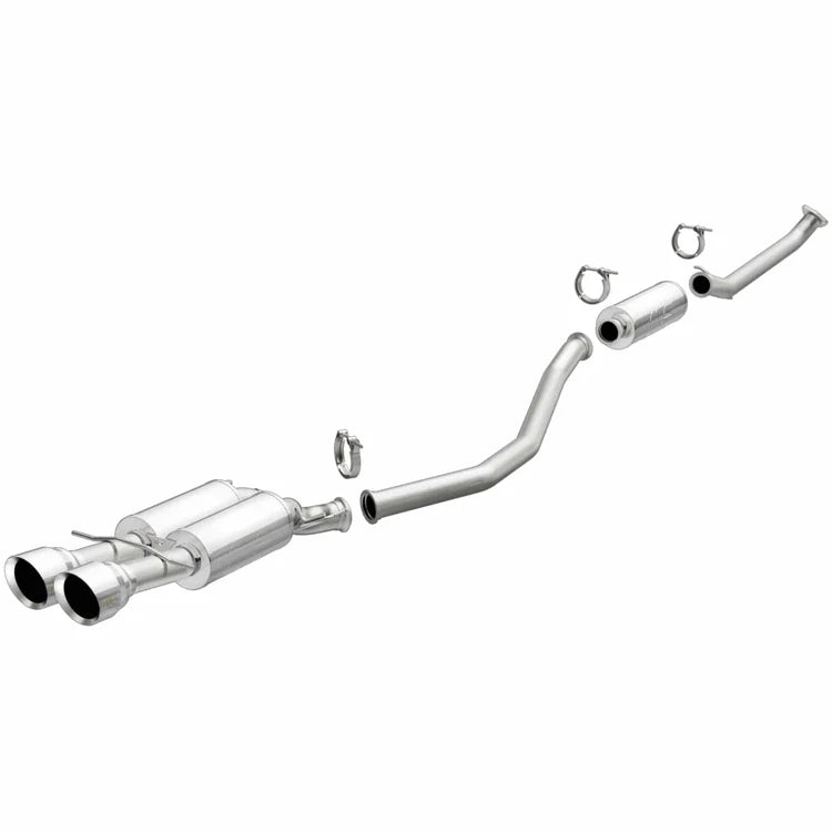 MagnaFlow 2017+ Honda Civic 1.5L 409 SS Single Exit Polished 4.5in Dual Tips Cat-Back Exhaust (19394)