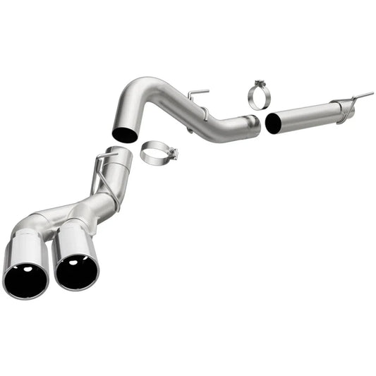 MagnaFlow CatBack 2018 Ford F-150 V6-3.0L Dual Exit Polished Stainless Exhaust - MF Series (19422)