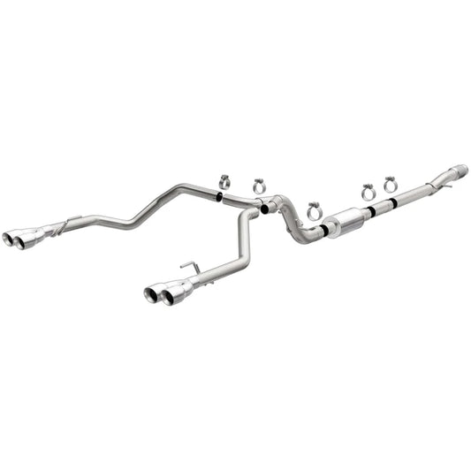 MagnaFlow 2019 Chevrolet Silverado 1500 Quad Exit Polished Stainless Cat-Back Exhaust (19489)