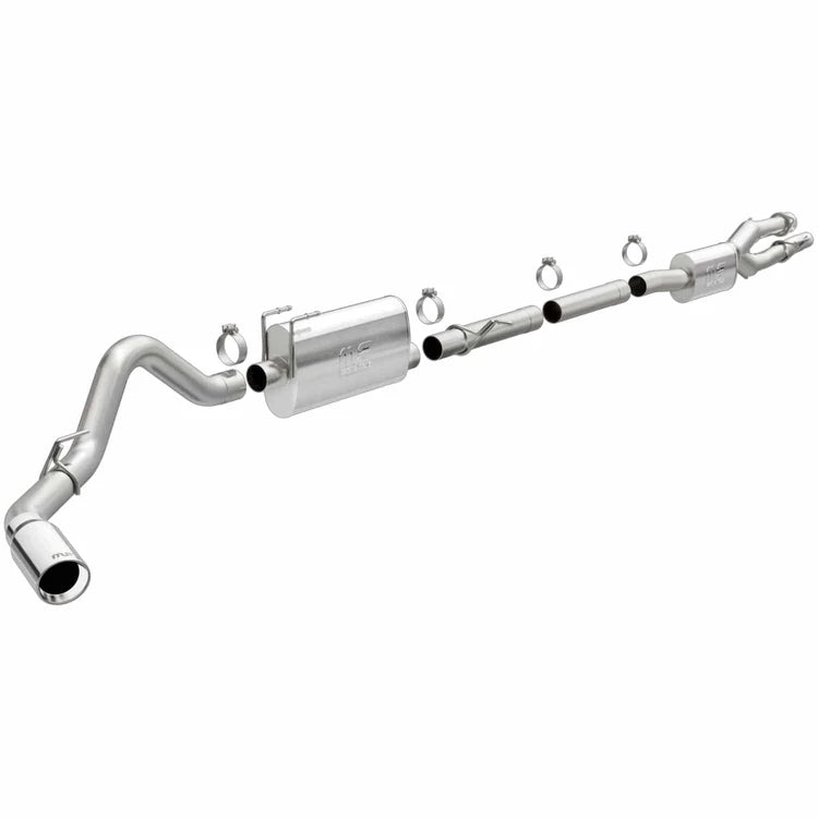 MagnaFlow 2020 Ford F250/F350 3.5in Street Series Cat-Back Exhaust Rear Passenger Exit-Polished Tip (19530)