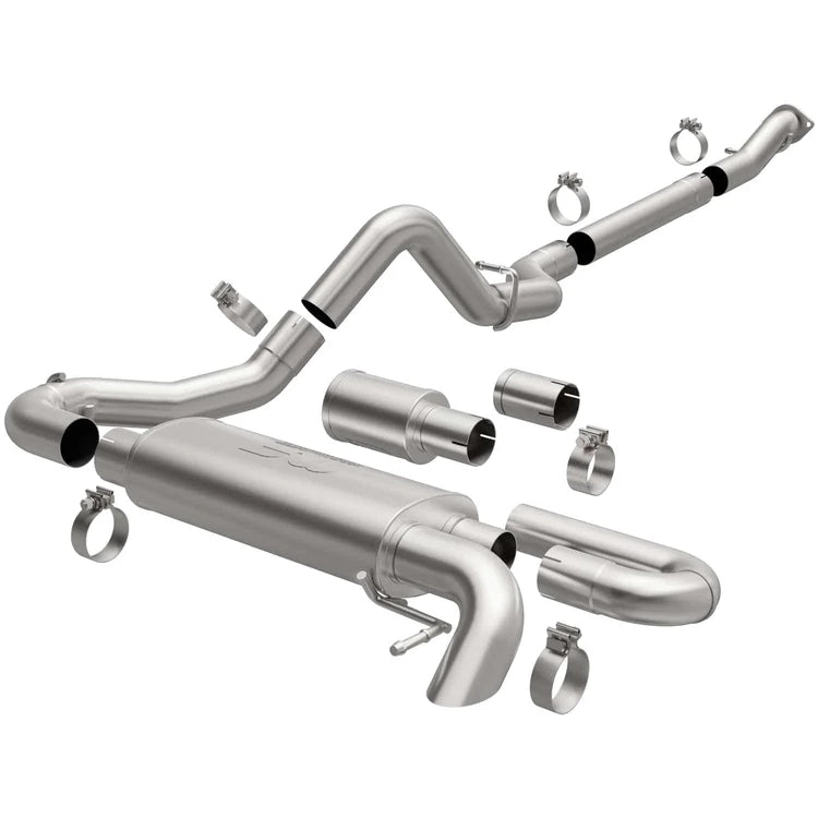 MagnaFlow 2021 Ford Bronco Overland Series Cat-Back Exhaust w/ Single Straight Driver Exit- No Tip (19559)