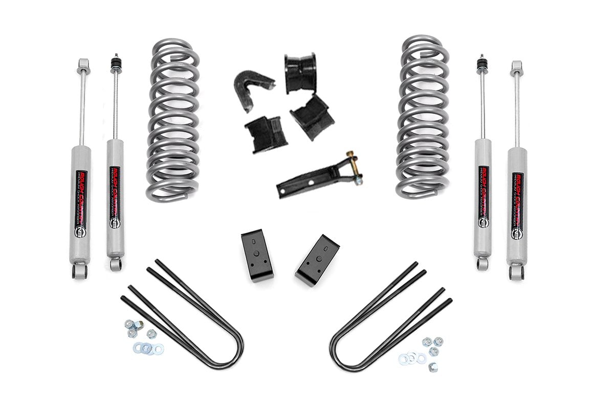 Rough Country 4 Inch Lift Kit | Rear Blocks | Ford Bronco 4WD (1978-1979)