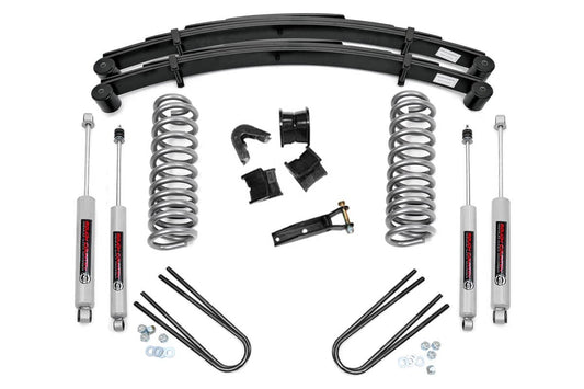 Rough Country 4 Inch Lift Kit | Rear Springs | Ford F-100/F-150 4WD (1977-1979)