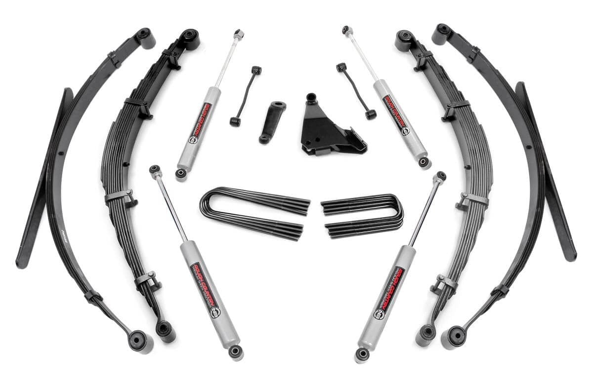 Rough Country 6 Inch Lift Kit | Rear Springs | Ford F-250/F-350 Super Duty 4WD (1999)