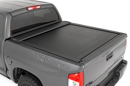 Rough Country Retractable Bed Cover | 5'7" Bed | Toyota Tundra 2WD/4WD (2007-2021)