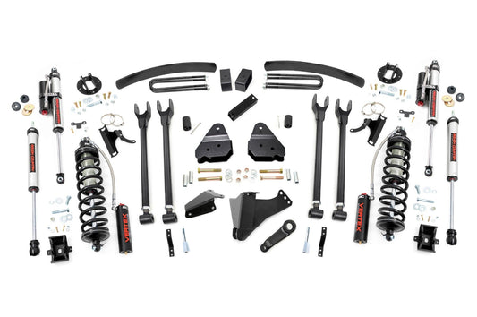 Rough Country 6 Inch Lift Kit | Gas | 4 Link | No OVLDS | C/O Vertex | Ford F-250/F-350 Super Duty (05-07)