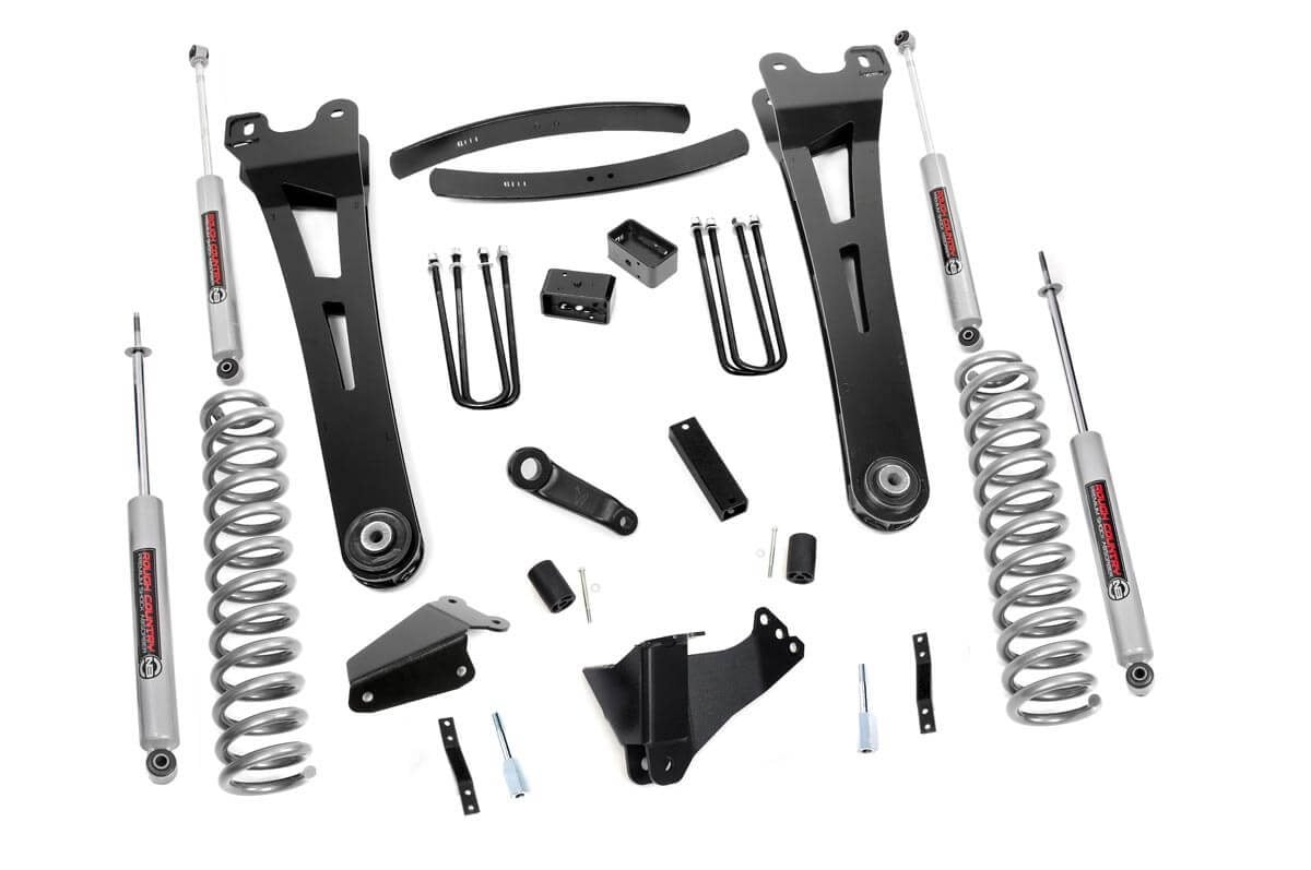 Rough Country 6 Inch Lift Kit | Diesel | Radius Arm | Ford F-250/F-350 Super Duty (05-07)