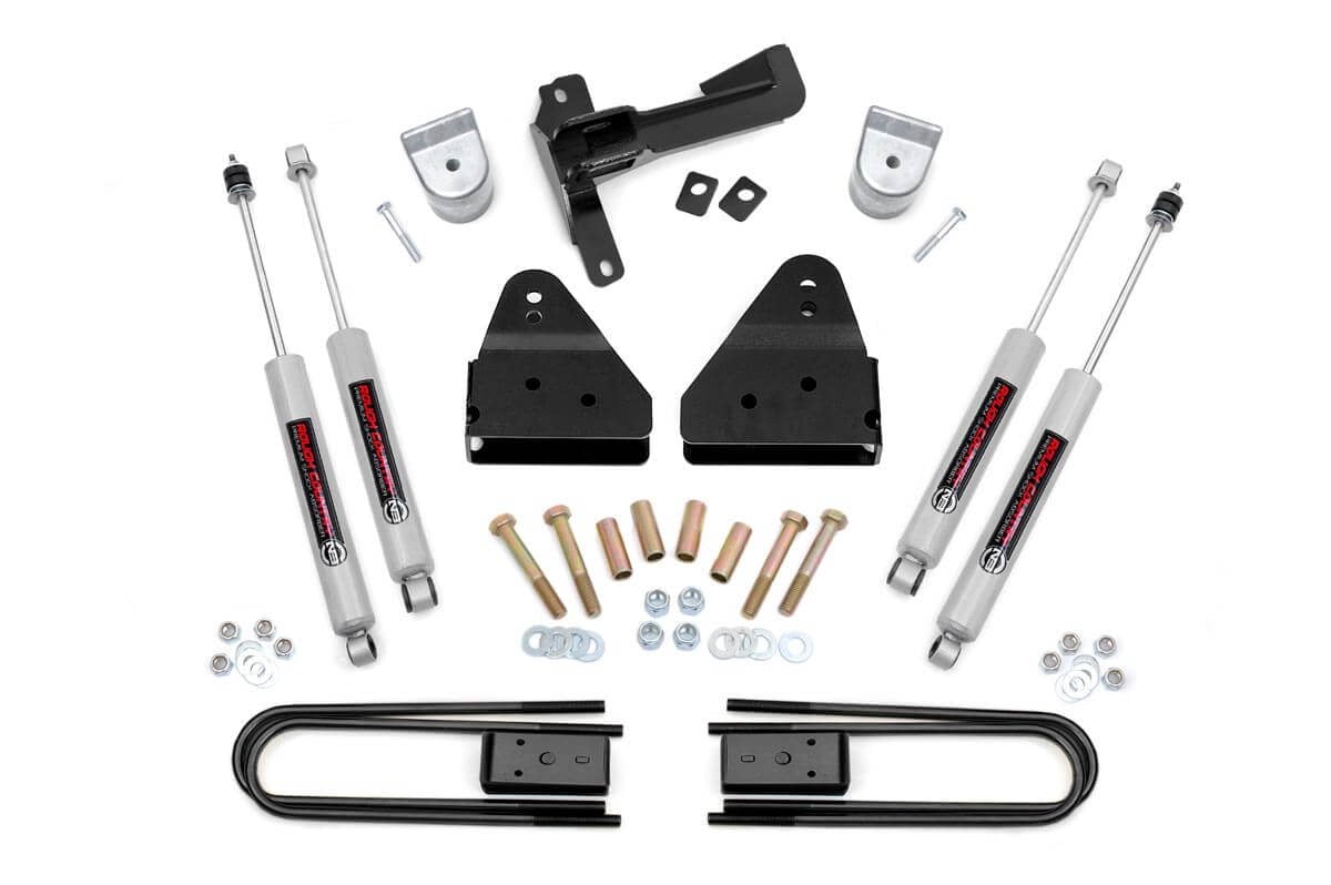 Rough Country 3 Inch Lift Kit | Spacer | Ford F-250 Super Duty 4WD (2011-2016)