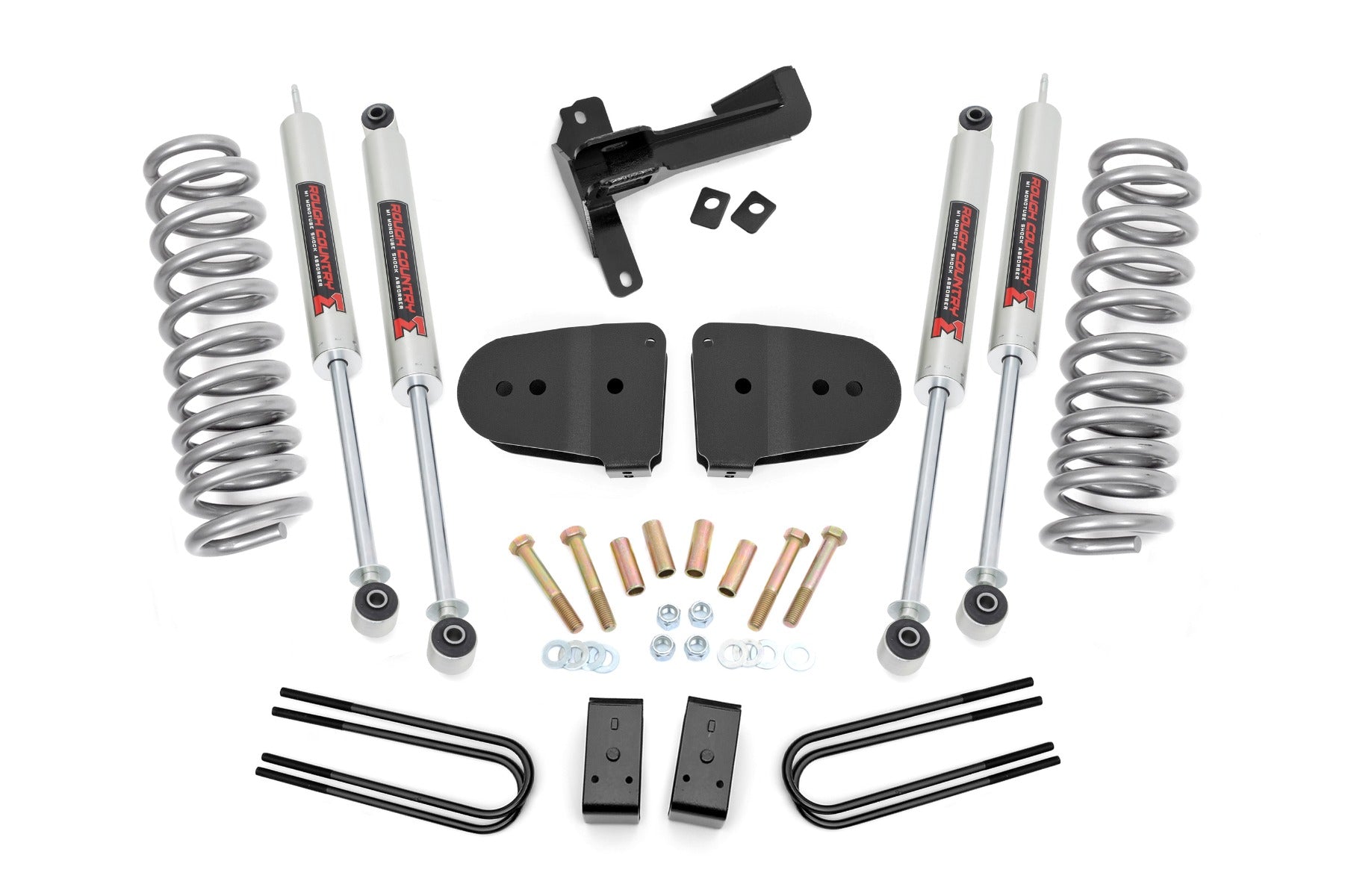 Rough Country 3 Inch Lift Kit | M1 | Front Diesel Coils | Ford F-250 Super Duty 4WD (2023)