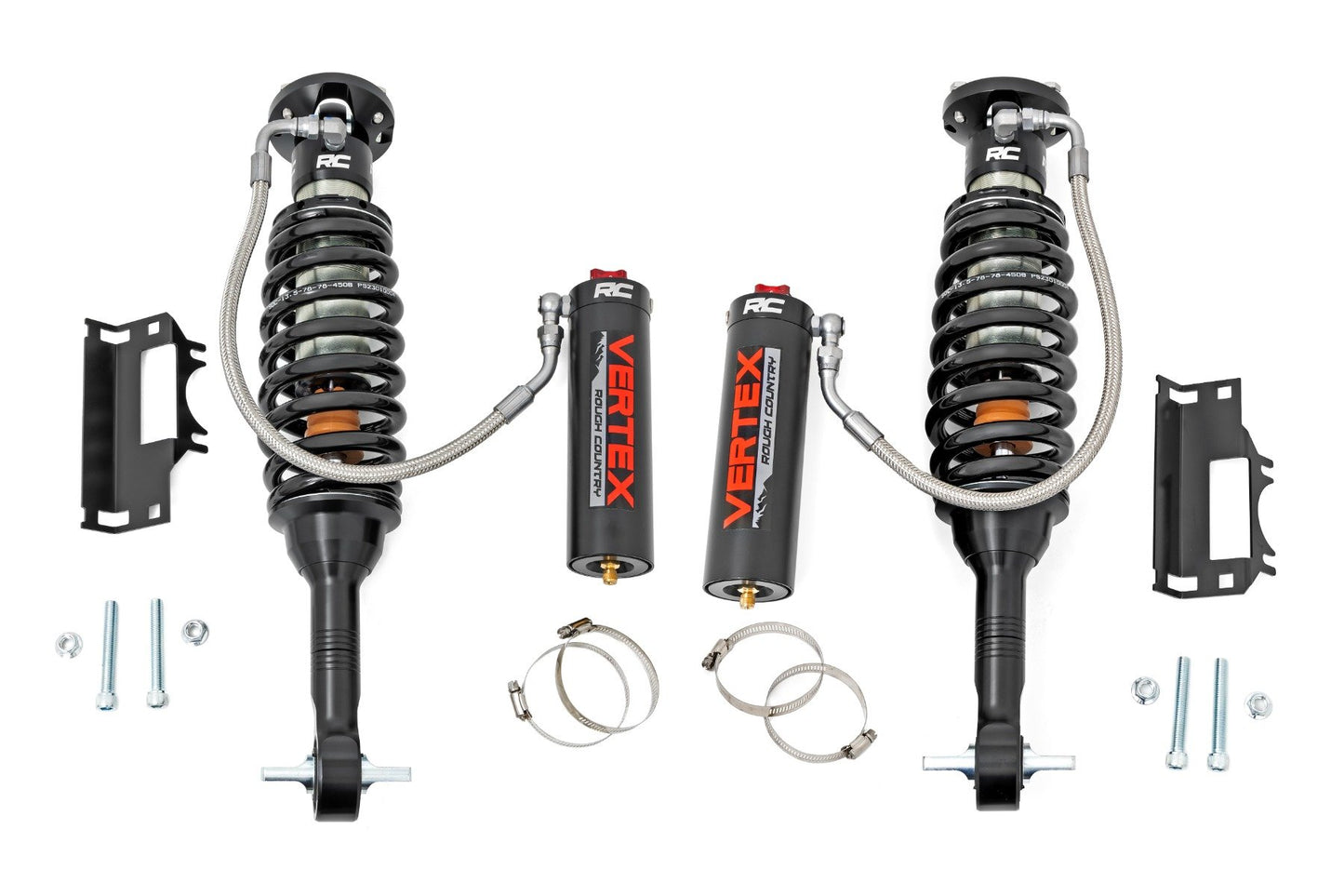 Rough Country Vertex 2.5 Adjustable Coilovers | Front | 2" | Ford Bronco 4WD (2021-2024)