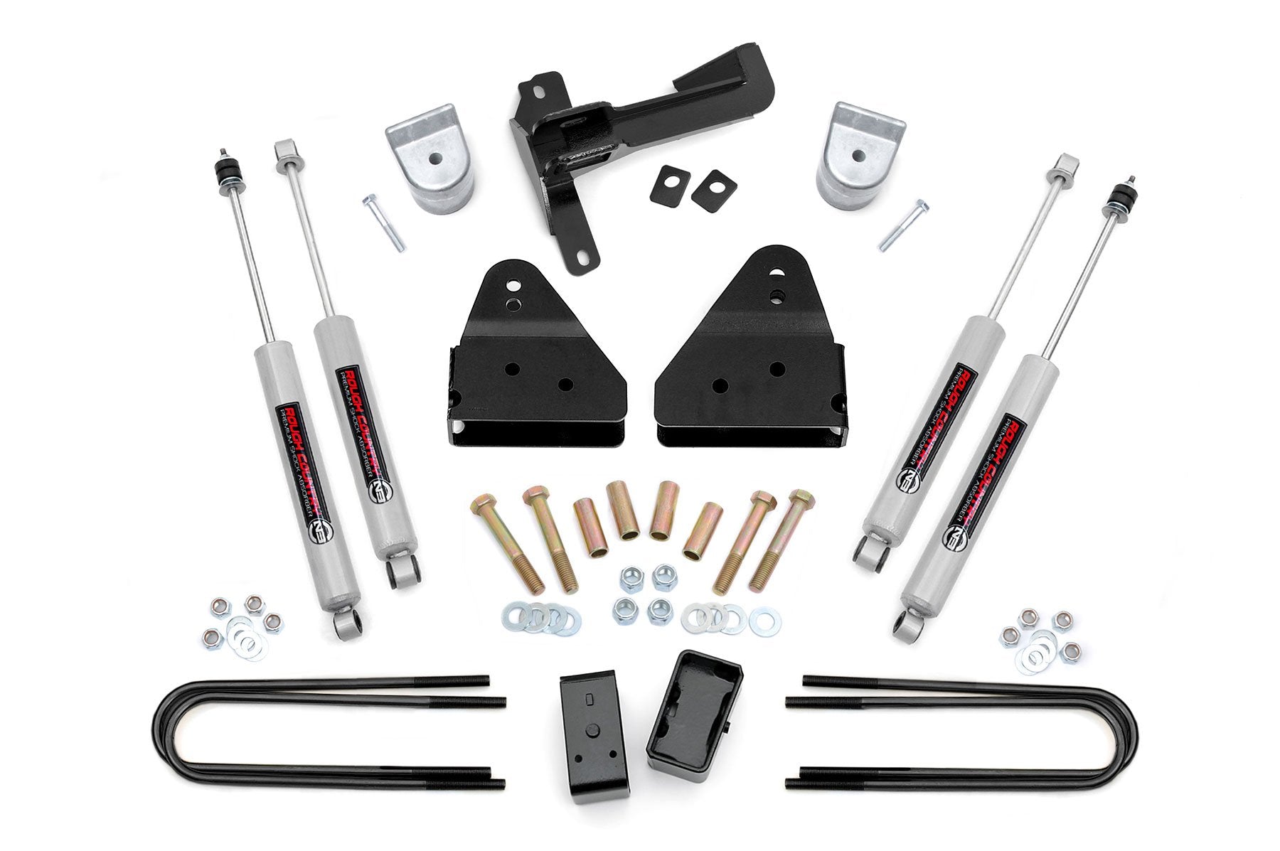 Rough Country 3 Inch Lift Kit | FR Spacer | Ford F-250/F-350 Super Duty 4WD (2005-2007)