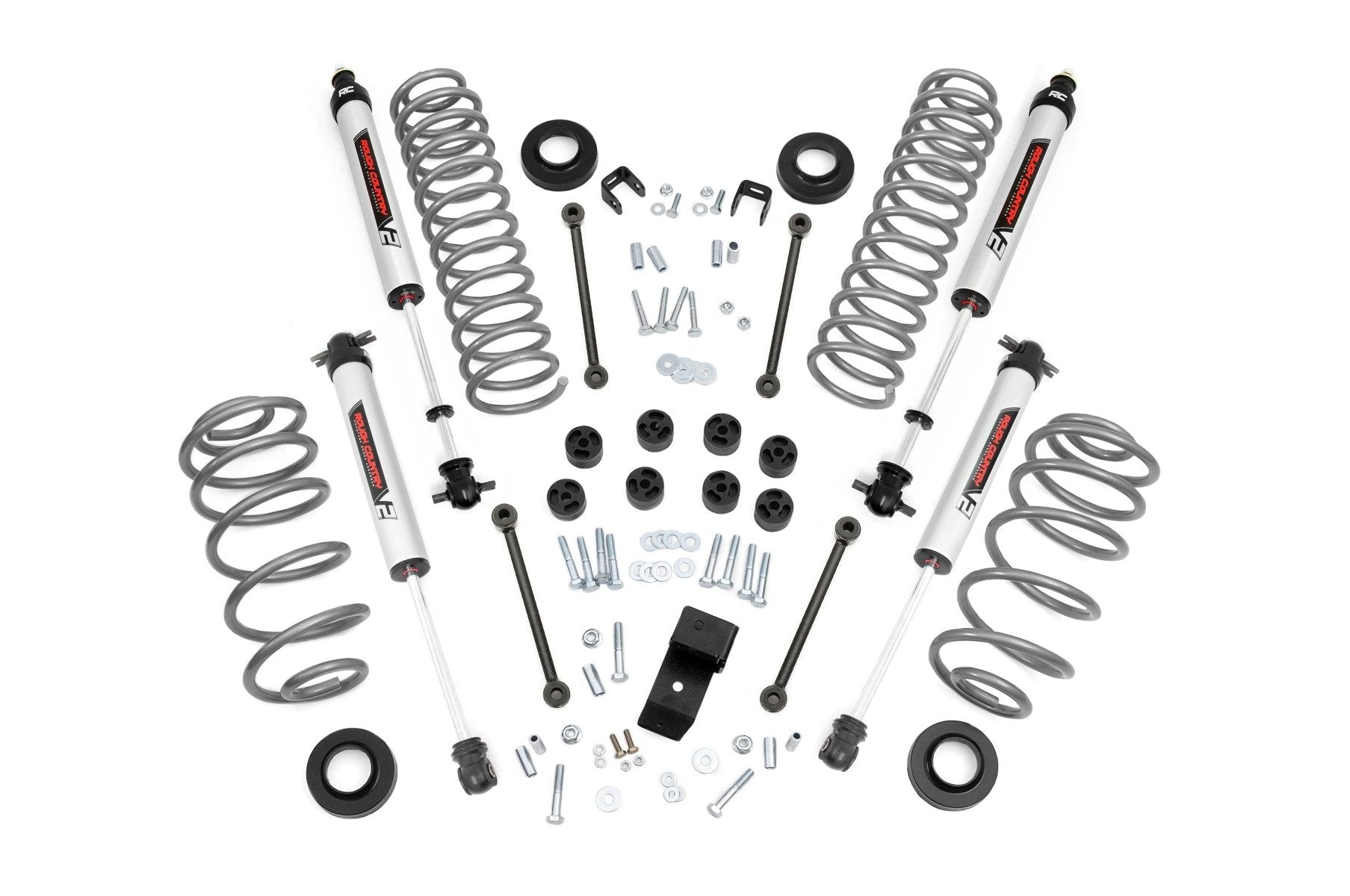 Rough Country 3.25 Inch Lift Kit | 6 Cyl | V2 | Jeep Wrangler TJ 4WD (1997-2002)