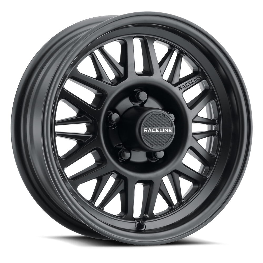 Raceline 451B Ryno TR Trailer Black Wheel 14x6 5x4.5 0mm (451B-46012)