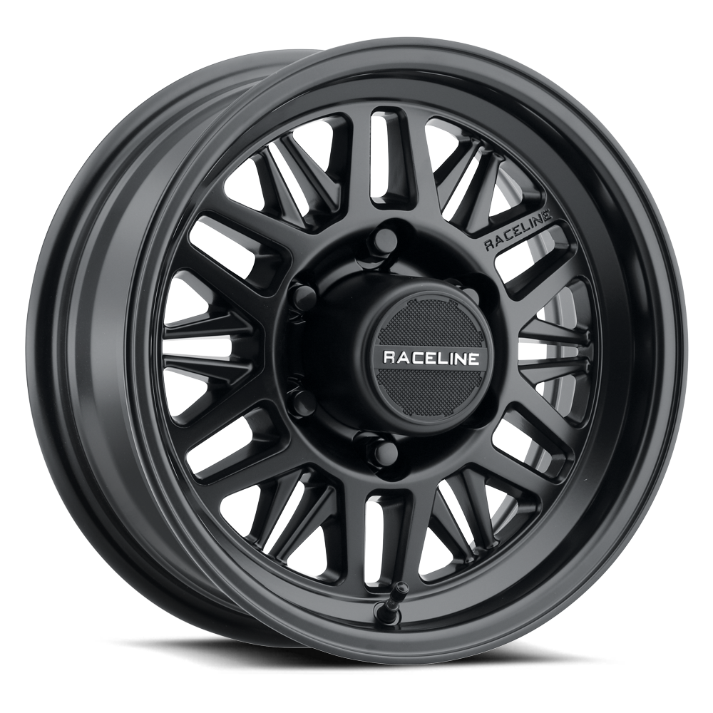 Raceline 451B Ryno TR Trailer Black Wheel 15x6 6x5.5 0mm (451B-56060)