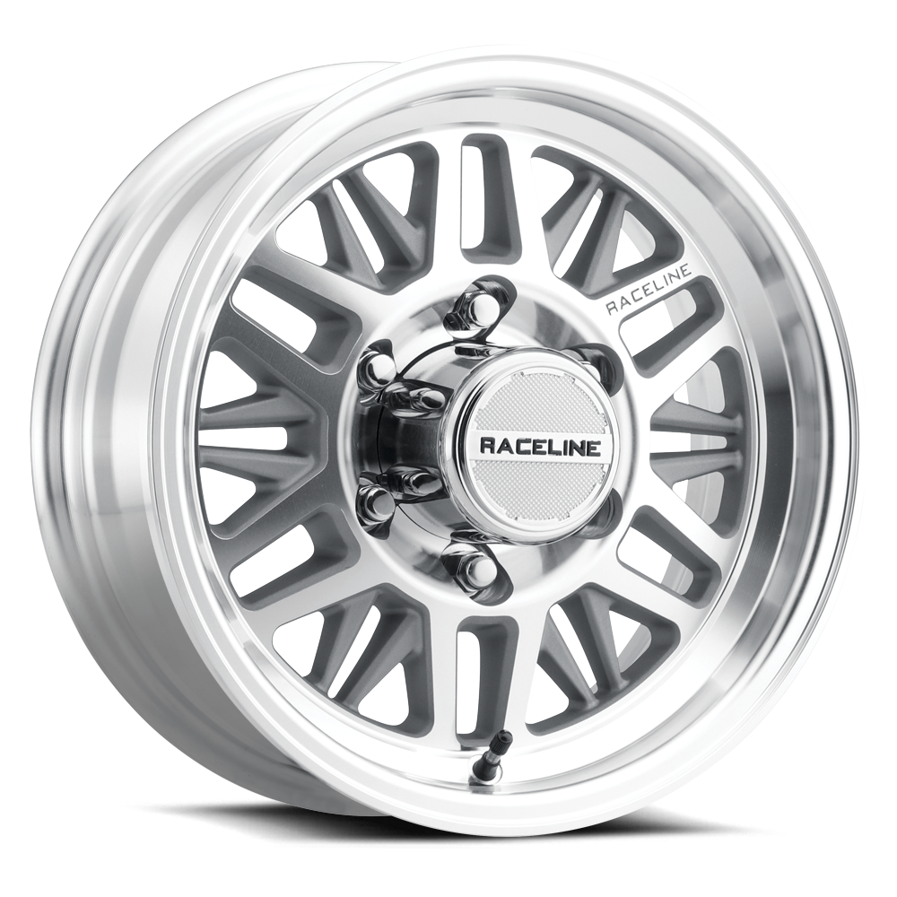 Raceline 451MC Ryno TR Trailer Machined Wheel 15x6 5x5 0mm (451MC-56050)