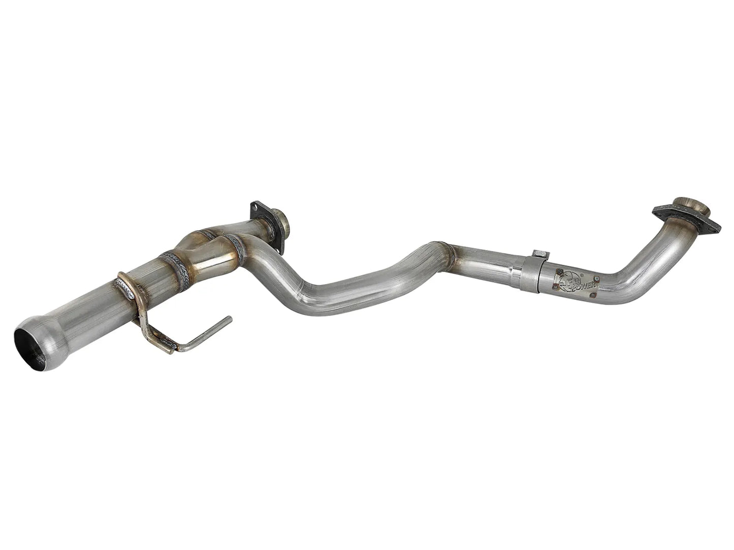 aFe Twisted Steel Y-Pipe for 2018-2023 Jeep Wrangler (48-48026)