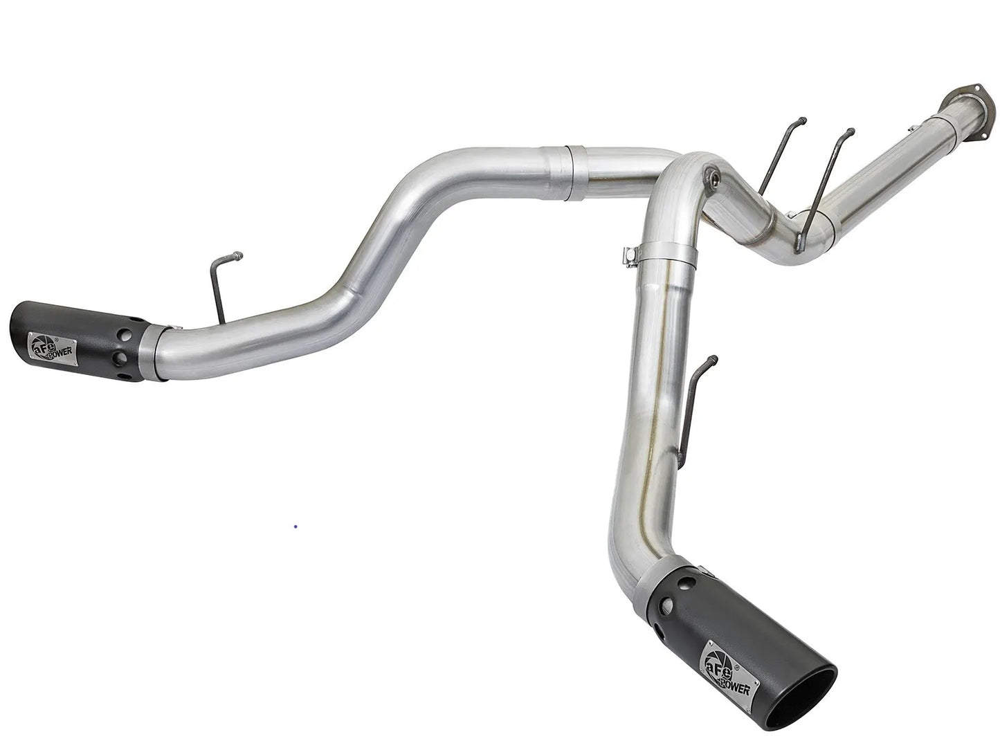 aFe ATLAS DPF-Back Exhaust System Black Tips for 2017-2023 Ford F-250/F-350 Super Duty (49-03092-B)