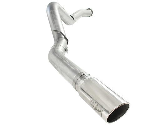 aFe ATLAS DPF-Back Exhaust System Polished Tip for 2007-2010 GMC Sierra 2500/3500 HD (49-04040-P)