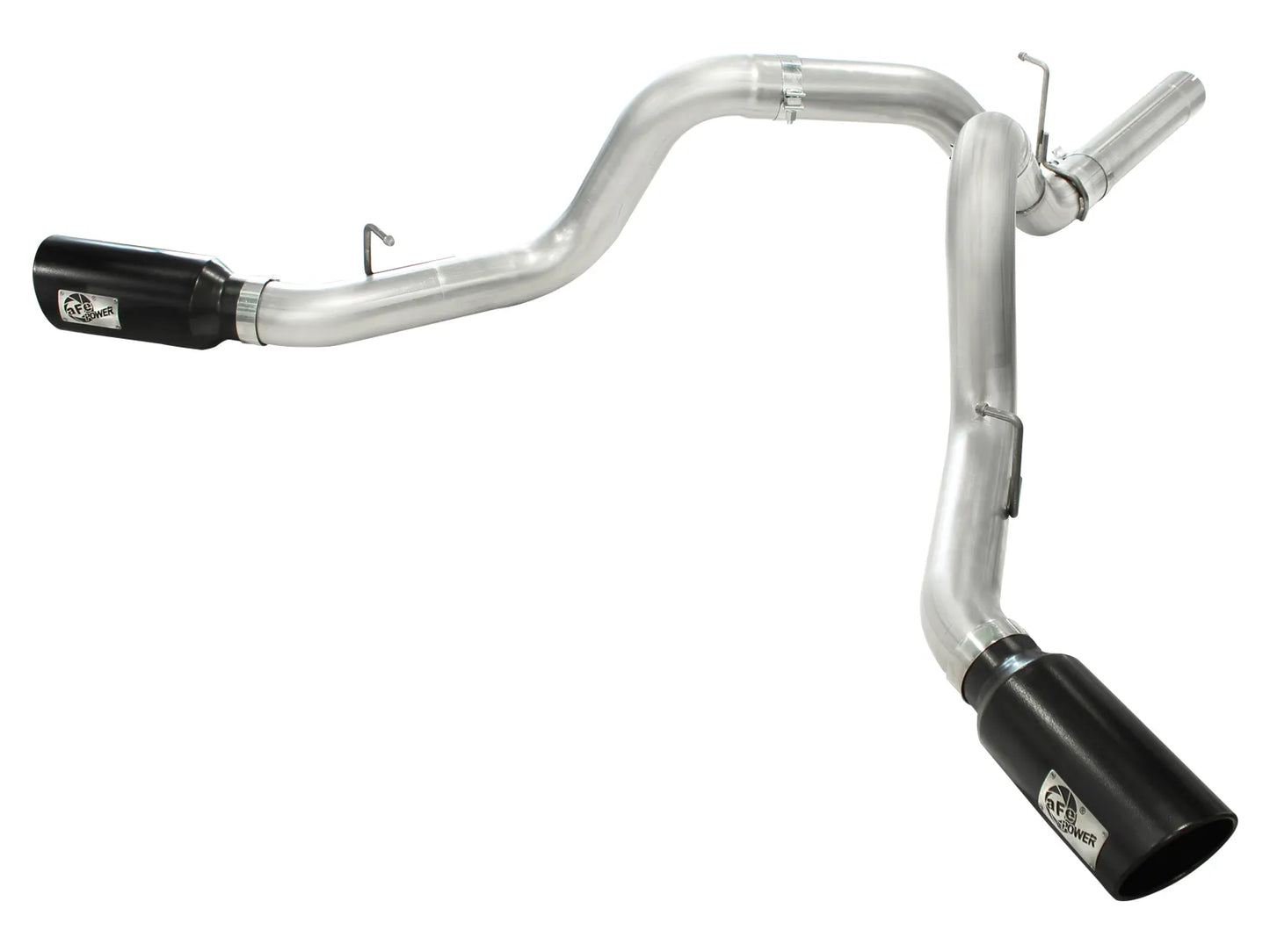 aFe ATLAS DPF-Back Exhaust System Black Tip for 2011-2016 Chevy Silverado 2500/3500 HD (49-04043-B)