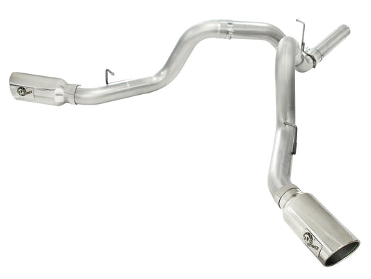 aFe ATLAS DPF-Back Exhaust System Polished Tip for 2011-2016 GMC Sierra 2500/3500 HD (49-04043-P)