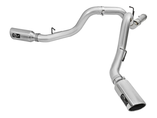 aFe ATLAS DPF-Back Exhaust System Polished Tips for 2016-2016 Chevy Silverado 2500/3500 HD (49-04080-P)