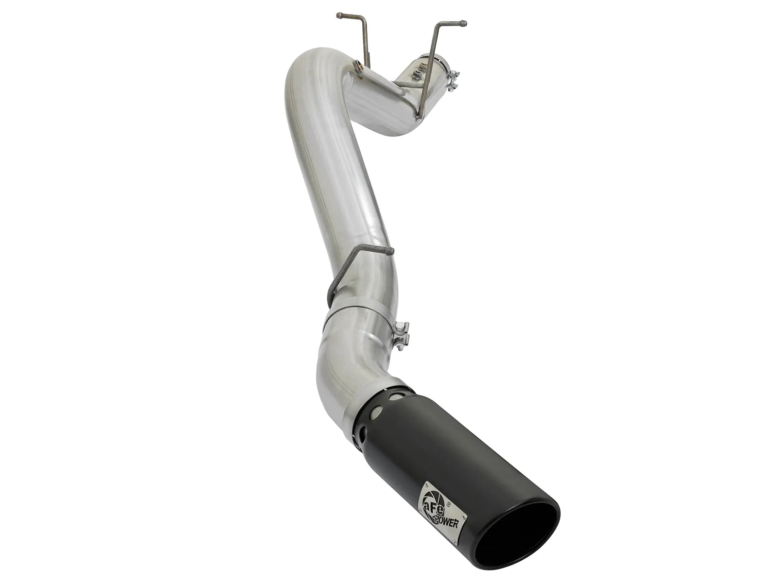 aFe ATLAS DPF-Back Exhaust System Black Tip for 2017-2019 Chevy Silverado 2500/3500 HD (49-04085-B)