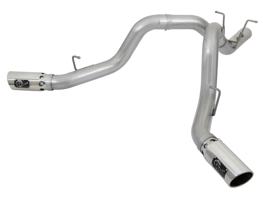 aFe ATLAS DPF-Back Exhaust System Polished Tips for 2017-2019 Chevy Silverado 2500/3500 HD (49-04086-P)
