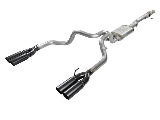 aFe Vulcan Series Cat-Back Exhaust System for 2019-2023 GM Trucks (49-34102-B)