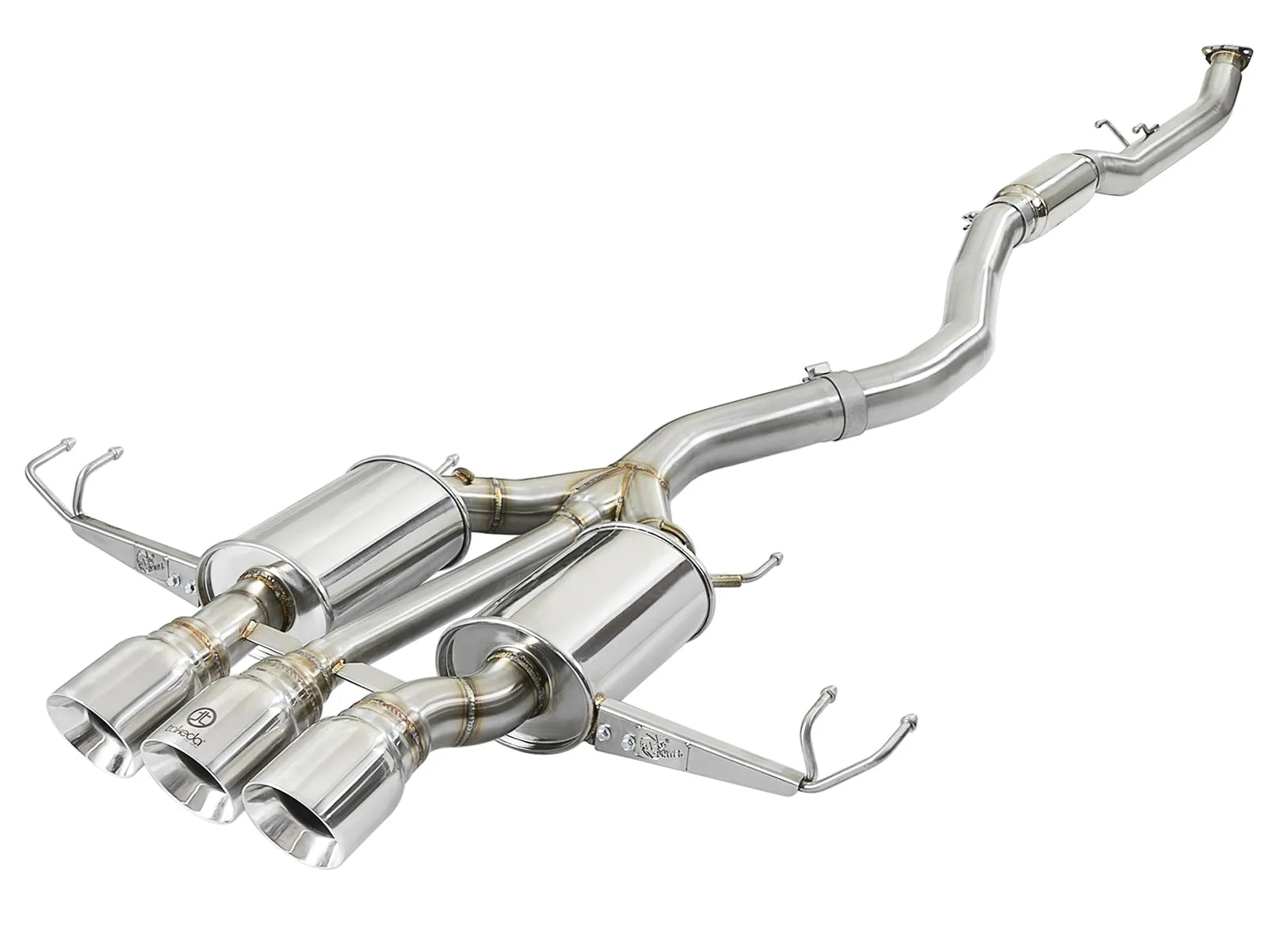 aFe Takeda Cat-Back Exhaust System for 2017-2021 Honda Civic (49-36623-P)